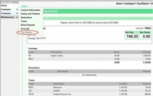 Payroll Self Service